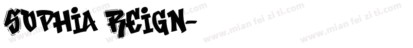 Sophia Reign字体转换